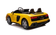 Dvivietis elektromobilis Audi Spyder R8 LIFT, Yellow-Elektromobiliai vaikams, Mašinos-e-vaikas