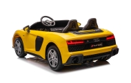 Dvivietis elektromobilis Audi Spyder R8 LIFT, Yellow-Elektromobiliai vaikams, Mašinos-e-vaikas