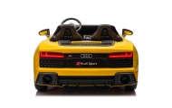 Dvivietis elektromobilis Audi Spyder R8 LIFT, Yellow-Elektromobiliai vaikams, Mašinos-e-vaikas