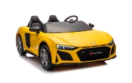 Dvivietis elektromobilis Audi Spyder R8 LIFT, Yellow-Elektromobiliai vaikams, Mašinos-e-vaikas