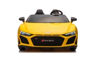 Dvivietis elektromobilis Audi Spyder R8 LIFT, Yellow-Elektromobiliai vaikams, Mašinos-e-vaikas