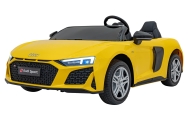 Dvivietis elektromobilis Audi Spyder R8 LIFT, Yellow-Elektromobiliai vaikams, Mašinos-e-vaikas