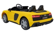 Dvivietis elektromobilis Audi Spyder R8 LIFT, Yellow-Elektromobiliai vaikams, Mašinos-e-vaikas