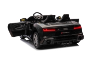 Dvivietis elektromobilis Audi Spyder R8 LIFT, Black-Elektromobiliai vaikams, Mašinos-e-vaikas