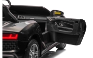 Dvivietis elektromobilis Audi Spyder R8 LIFT, Black-Elektromobiliai vaikams, Mašinos-e-vaikas