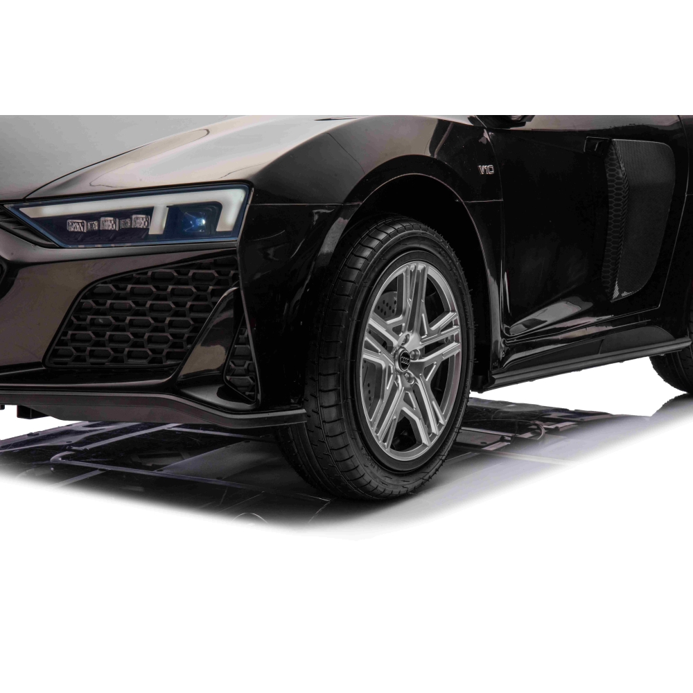 Dvivietis elektromobilis Audi Spyder R8 LIFT, Black-Elektromobiliai vaikams, Mašinos-e-vaikas