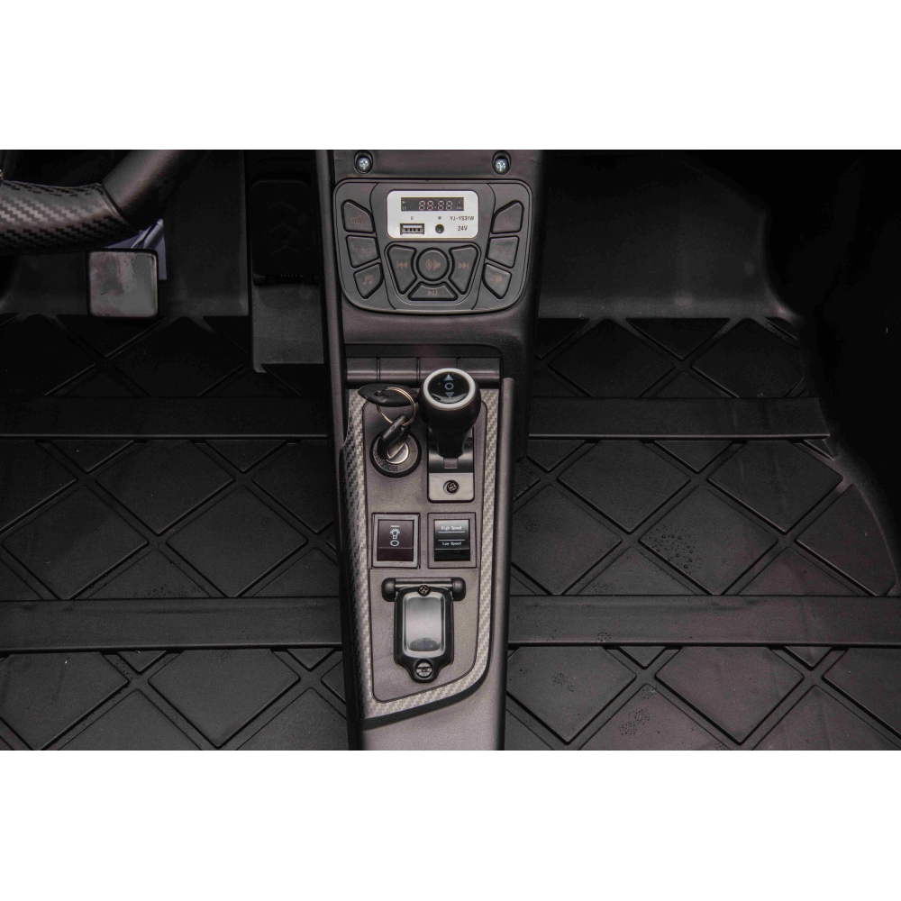 Dvivietis elektromobilis Audi Spyder R8 LIFT, Black-Elektromobiliai vaikams, Mašinos-e-vaikas