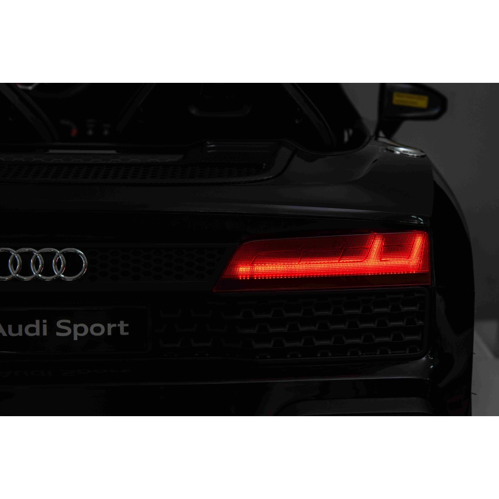 Dvivietis elektromobilis Audi Spyder R8 LIFT, Black-Elektromobiliai vaikams, Mašinos-e-vaikas