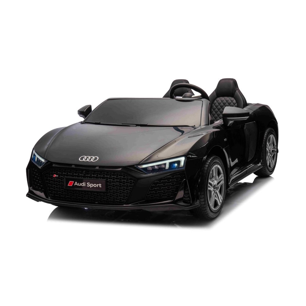 Dvivietis elektromobilis Audi Spyder R8 LIFT, Black-Elektromobiliai vaikams, Mašinos-e-vaikas