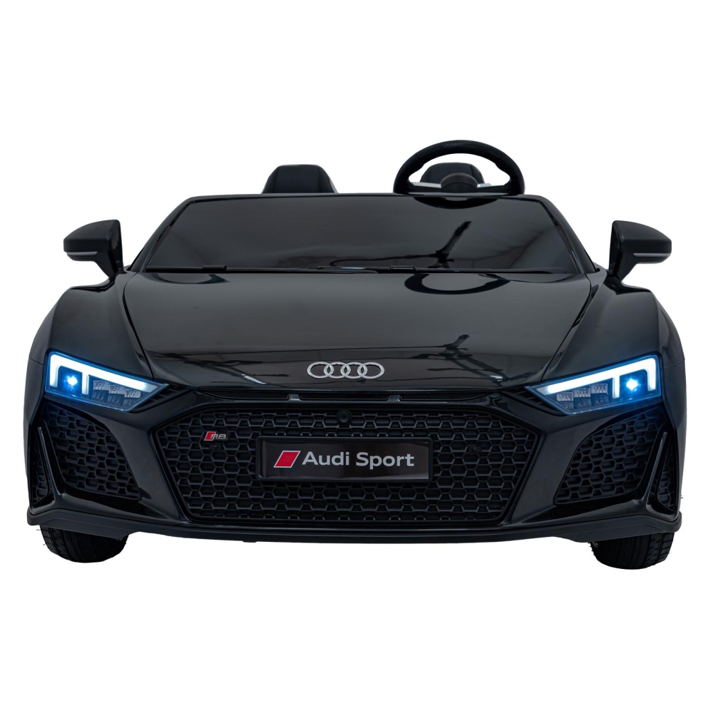 Dvivietis elektromobilis Audi Spyder R8 LIFT, Black-Elektromobiliai vaikams, Mašinos-e-vaikas