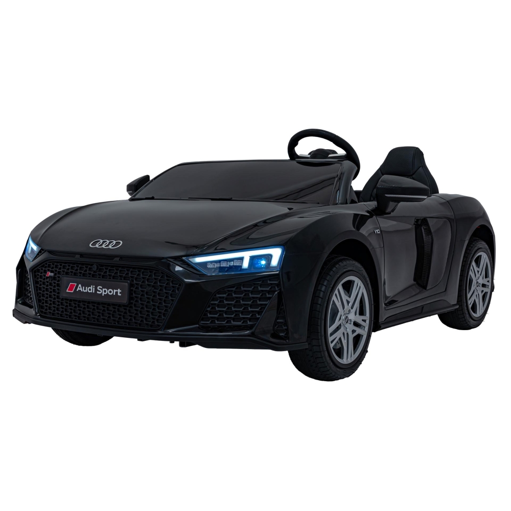 Dvivietis elektromobilis Audi Spyder R8 LIFT, Black-Elektromobiliai vaikams, Mašinos-e-vaikas