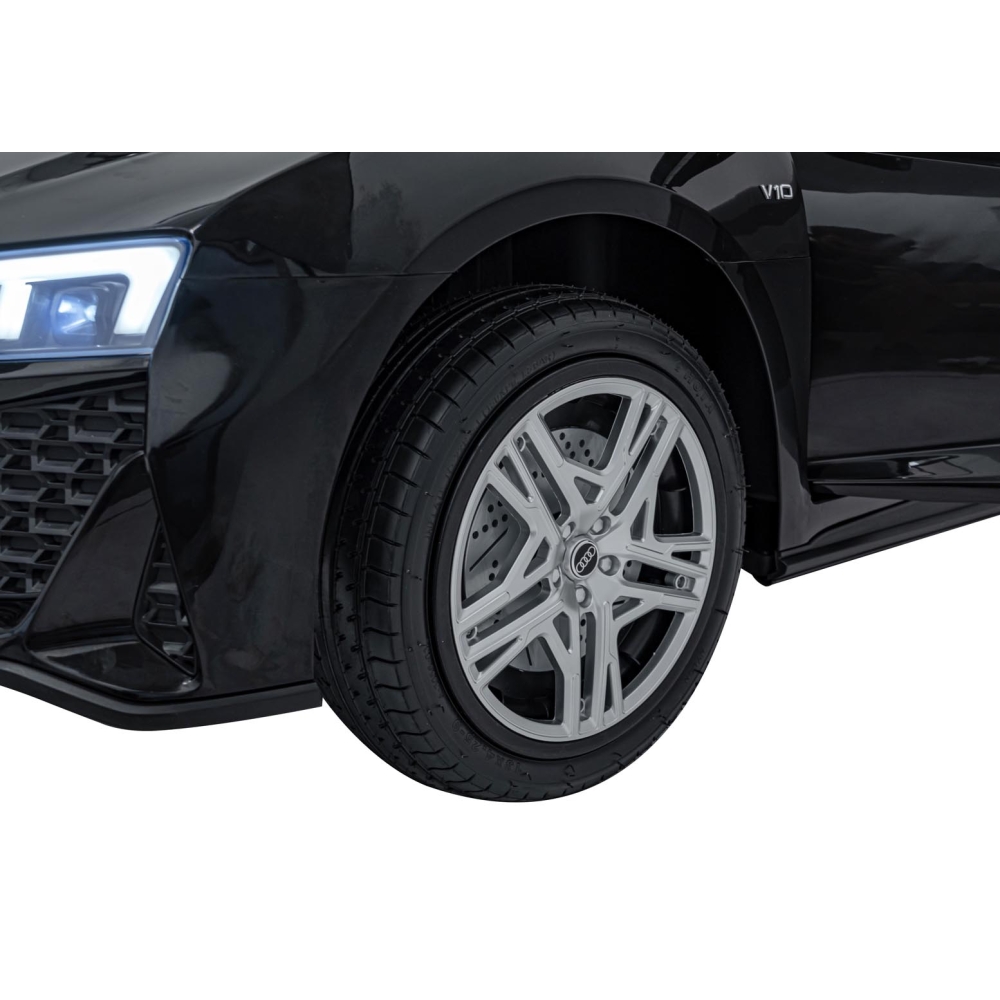 Dvivietis elektromobilis Audi Spyder R8 LIFT, Black-Elektromobiliai vaikams, Mašinos-e-vaikas