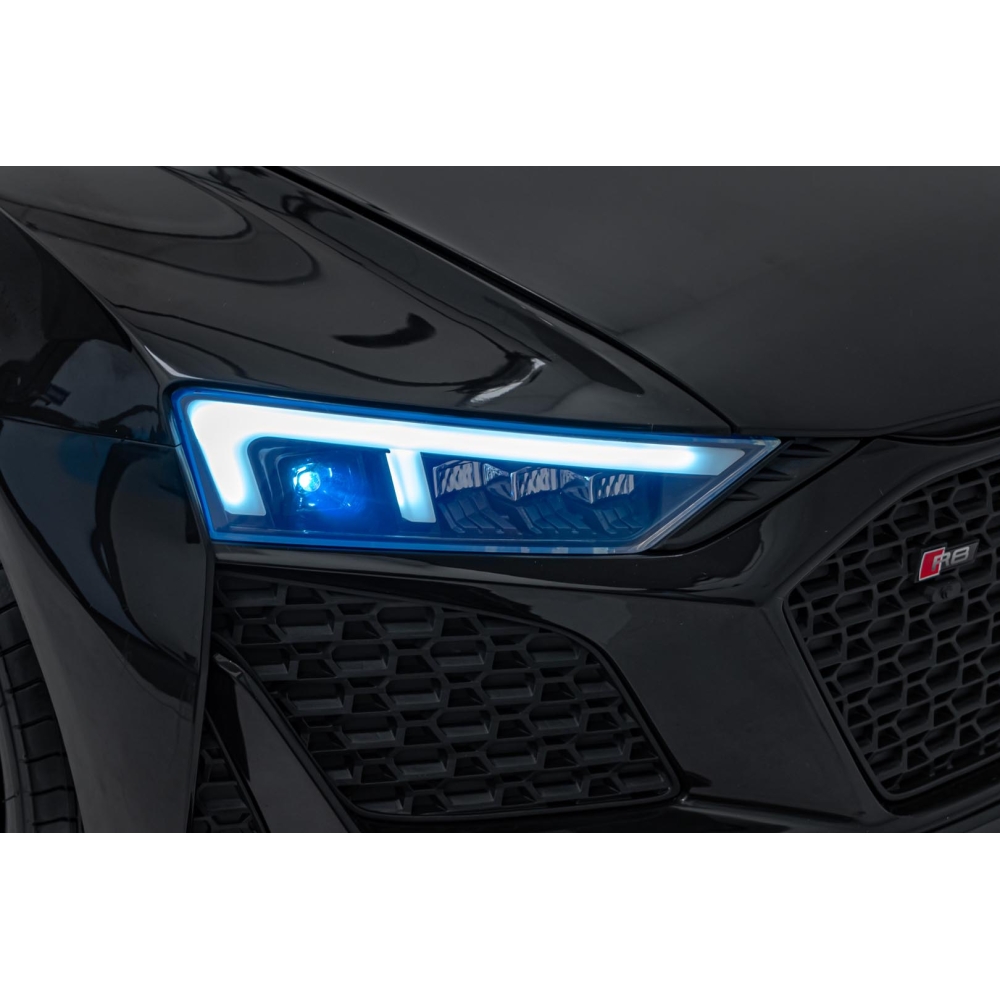 Dvivietis elektromobilis Audi Spyder R8 LIFT, Black-Elektromobiliai vaikams, Mašinos-e-vaikas