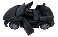 Dvivietis elektromobilis Audi Spyder R8 LIFT, Black-Elektromobiliai vaikams, Mašinos-e-vaikas