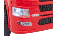 Elektromobilis Scania R-SERIES, Red-Elektromobiliai vaikams, Sunkvežimiai-e-vaikas