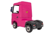 Elektromobilis Scania R-SERIES, Pink-Elektromobiliai vaikams, Sunkvežimiai-e-vaikas