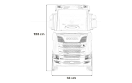 Pojazd Scania R-SERIE Różowy