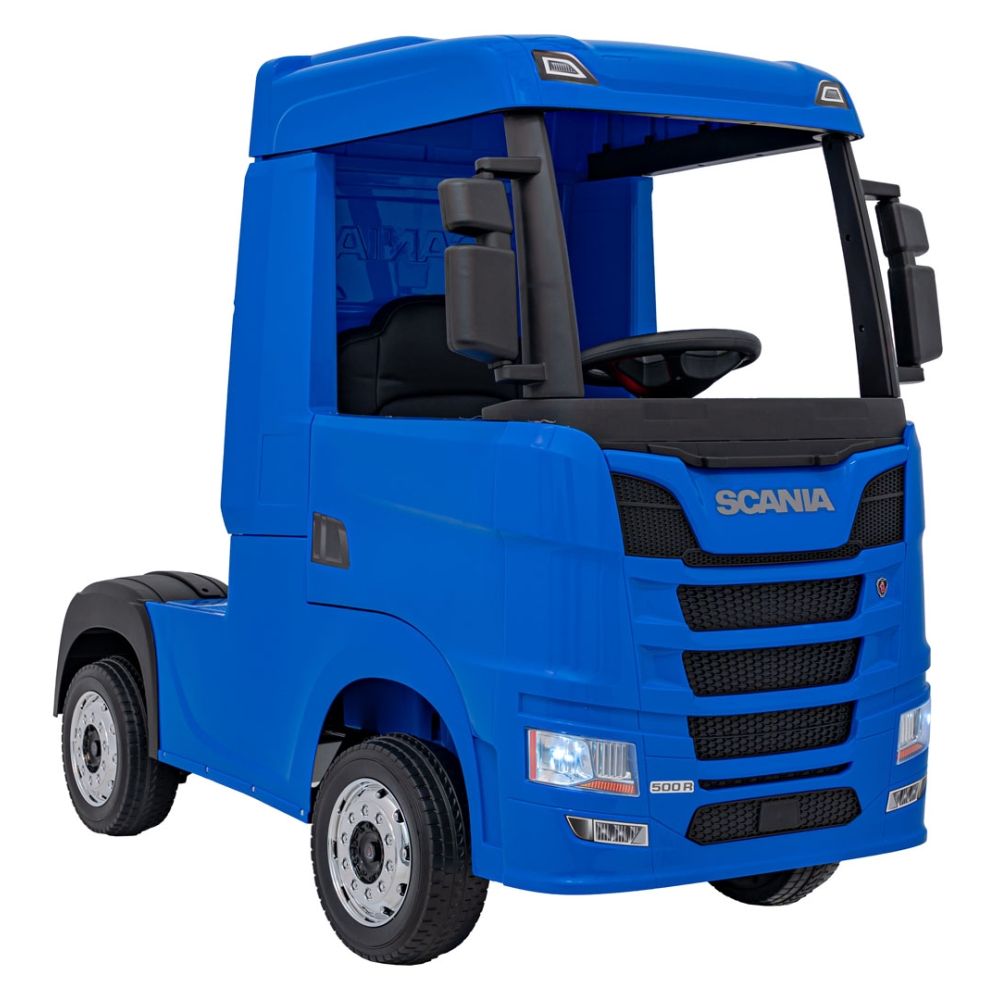Elektromobilis Scania R-SERIES, Blue-Elektromobiliai vaikams, Sunkvežimiai-e-vaikas