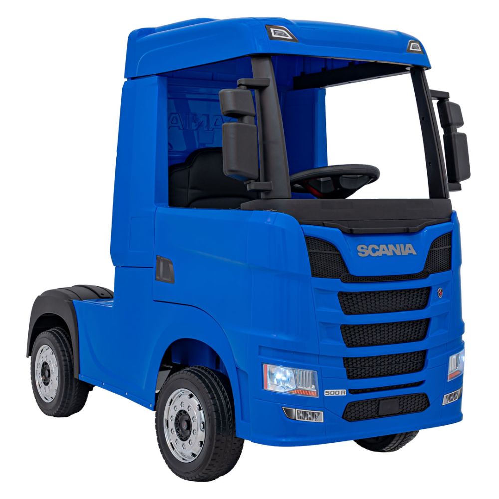 Elektromobilis Scania R-SERIES, Blue-Elektromobiliai vaikams, Sunkvežimiai-e-vaikas