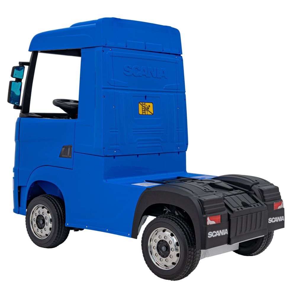 Elektromobilis Scania R-SERIES, Blue-Elektromobiliai vaikams, Sunkvežimiai-e-vaikas