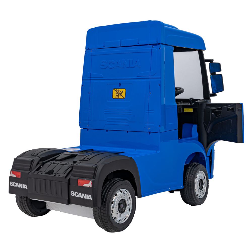 Elektromobilis Scania R-SERIES, Blue-Elektromobiliai vaikams, Sunkvežimiai-e-vaikas