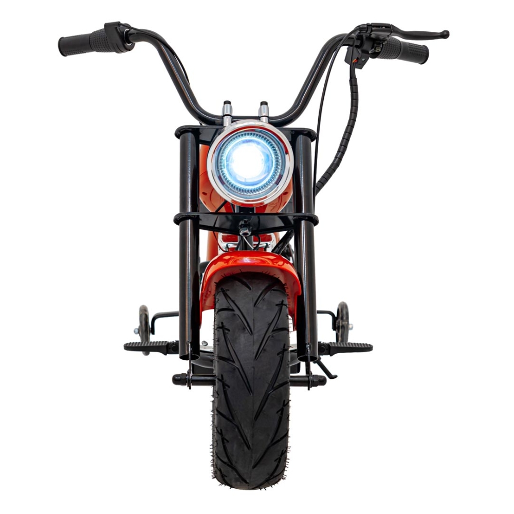 Elektrinis motociklas Chopper Warrior, Orange-Elektromobiliai vaikams, Motociklai-e-vaikas