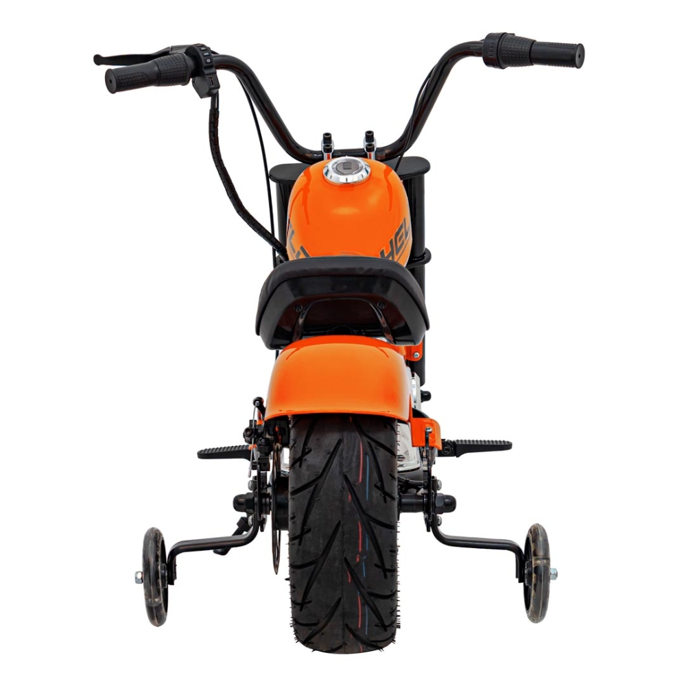 Elektrinis motociklas Chopper Warrior, Orange-Elektromobiliai vaikams, Motociklai-e-vaikas