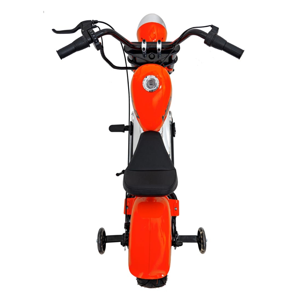 Elektrinis motociklas Chopper Warrior, Orange-Elektromobiliai vaikams, Motociklai-e-vaikas