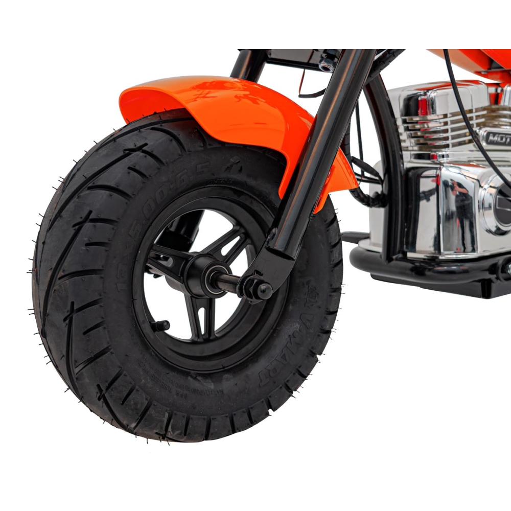 Elektrinis motociklas Chopper Warrior, Orange-Elektromobiliai vaikams, Motociklai-e-vaikas