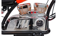 Elektrinis motociklas Chopper Warrior, Orange-Elektromobiliai vaikams, Motociklai-e-vaikas