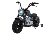 Elektrinis motociklas Chopper Warrior, Grey-Elektromobiliai vaikams, Motociklai-e-vaikas
