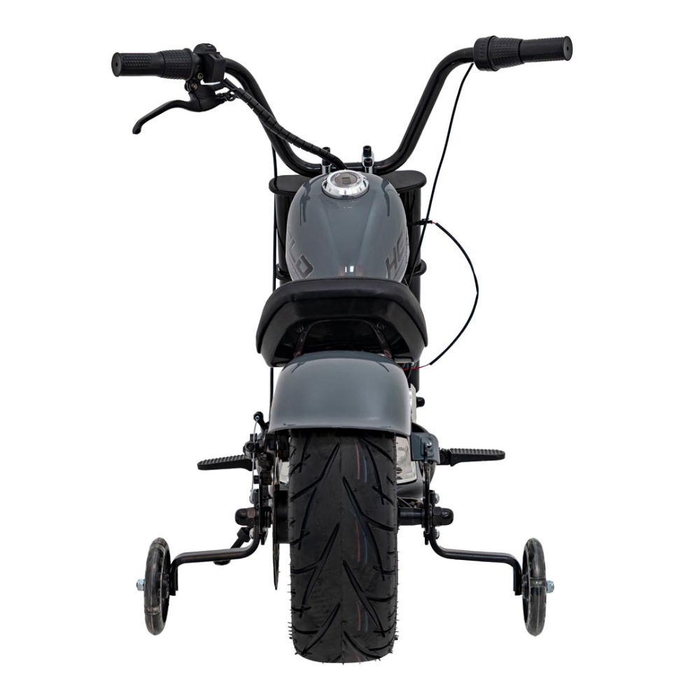 Elektrinis motociklas Chopper Warrior, Grey-Elektromobiliai vaikams, Motociklai-e-vaikas