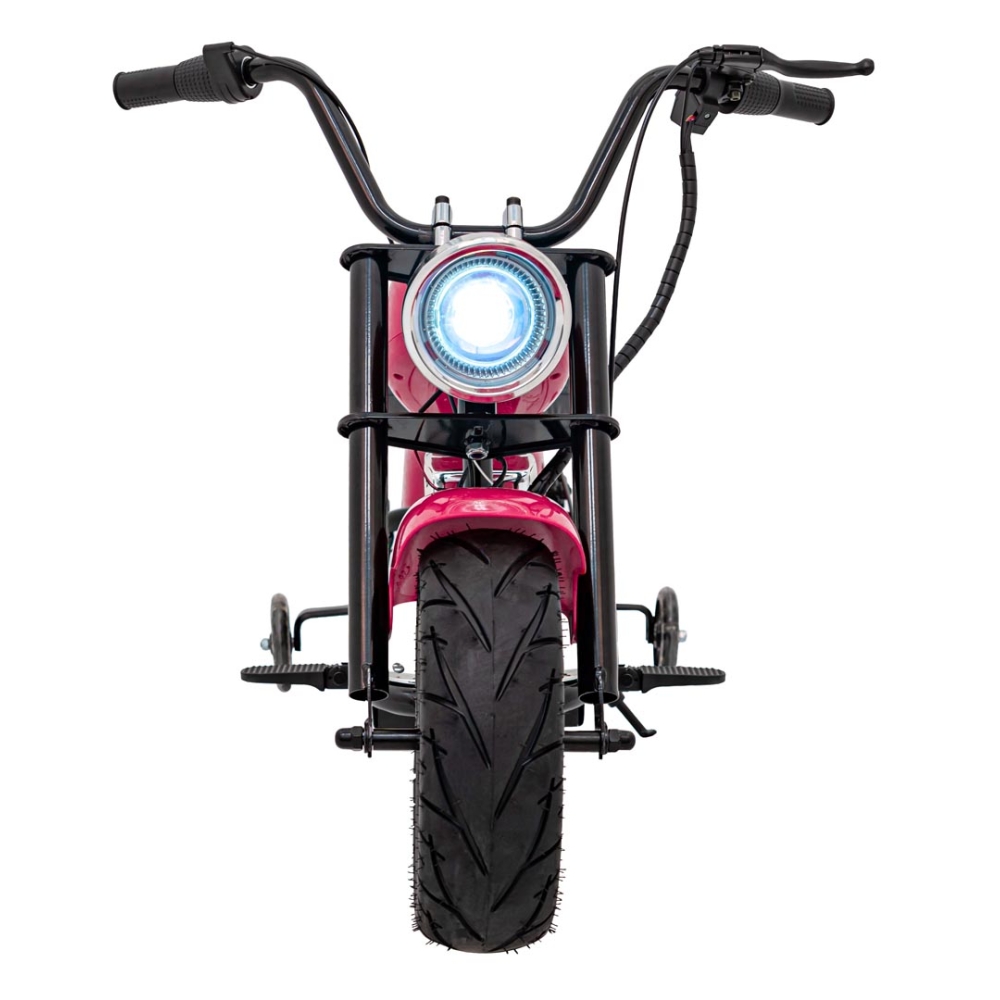 Elektrinis motociklas Chopper Warrior, Pink-Elektromobiliai vaikams, Motociklai-e-vaikas