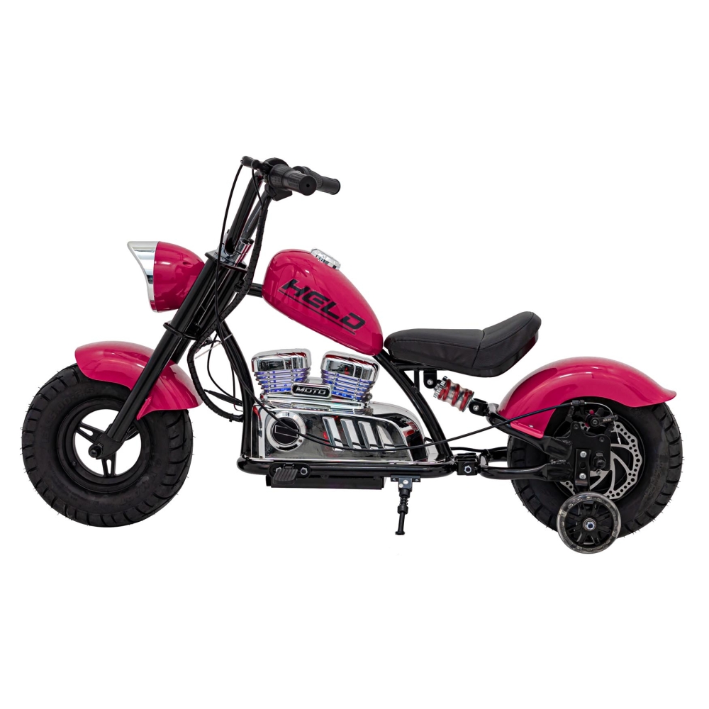 Elektrinis motociklas Chopper Warrior, Pink-Elektromobiliai vaikams, Motociklai-e-vaikas