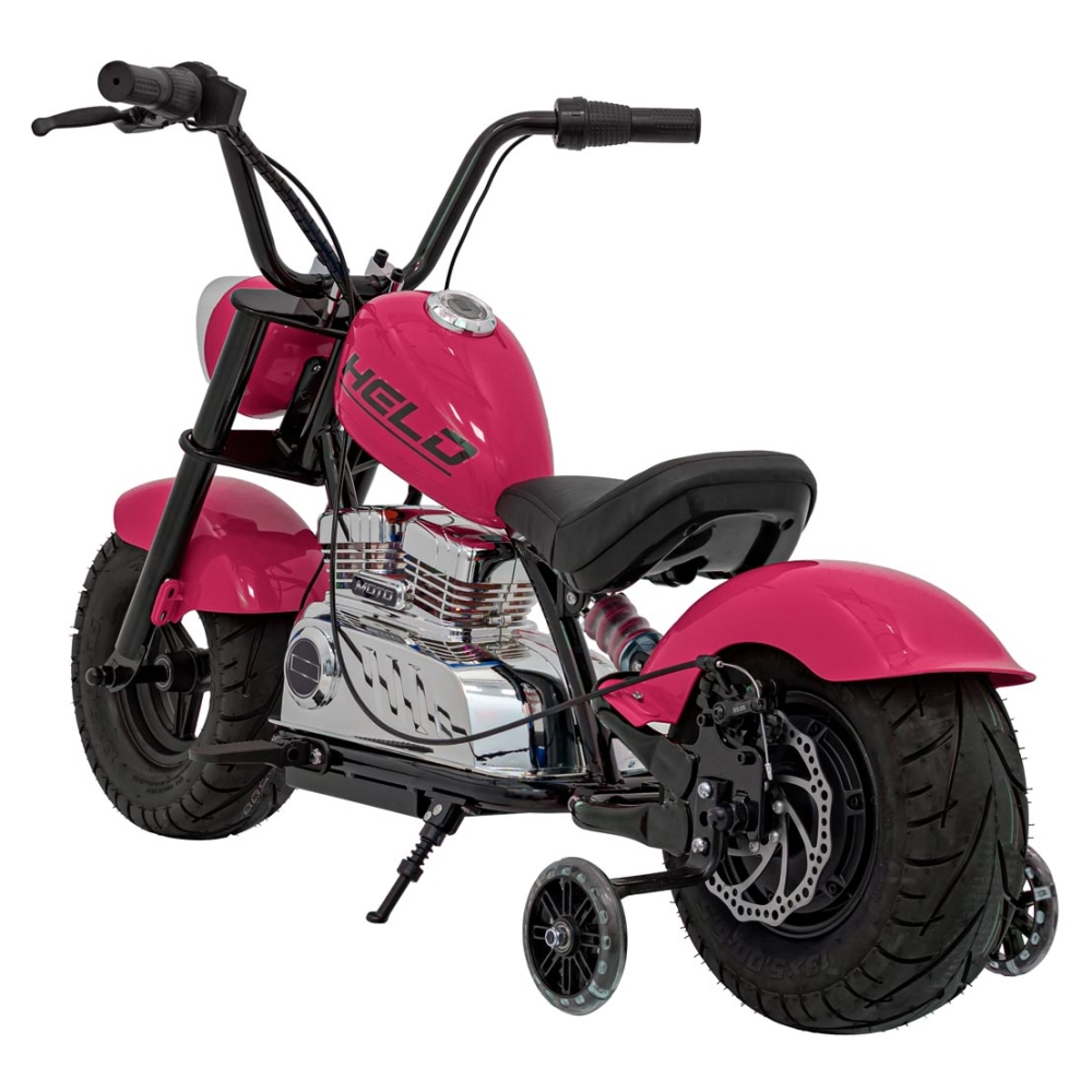 Elektrinis motociklas Chopper Warrior, Pink-Elektromobiliai vaikams, Motociklai-e-vaikas