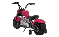 Elektrinis motociklas Chopper Warrior, Pink-Elektromobiliai vaikams, Motociklai-e-vaikas