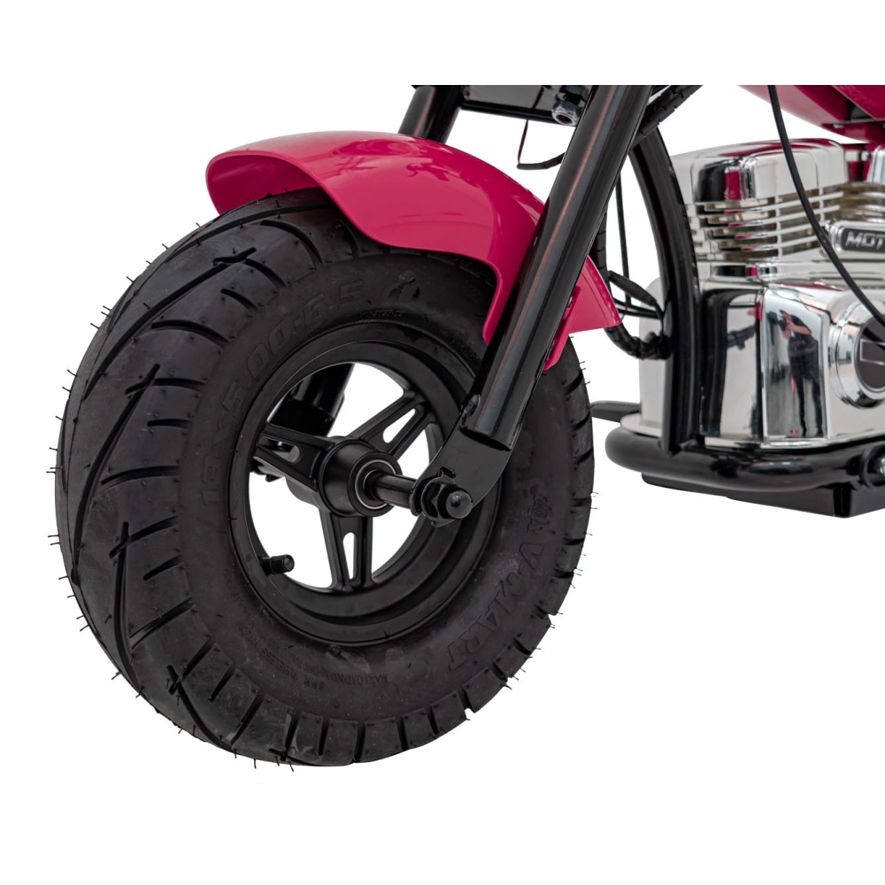 Elektrinis motociklas Chopper Warrior, Pink-Elektromobiliai vaikams, Motociklai-e-vaikas