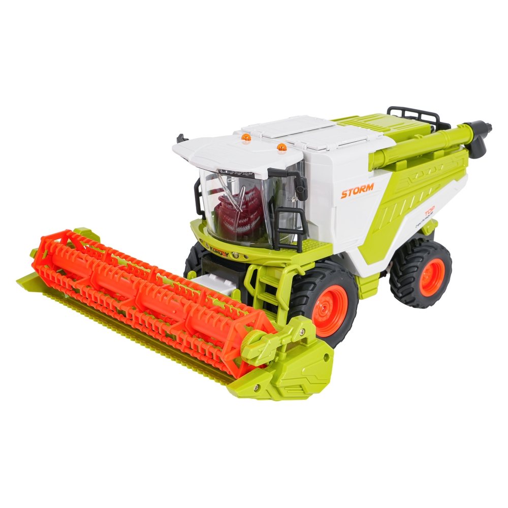 Kombainas R/C 1:24 žalias-Žaislai, Auto ir transporto žaislai, Traktoriai-e-vaikas