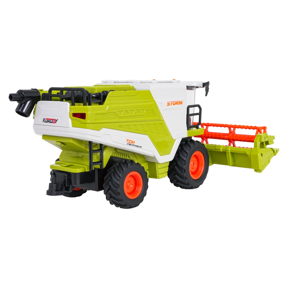 Kombainas R/C 1:24 žalias-Žaislai, Auto ir transporto žaislai, Traktoriai-e-vaikas