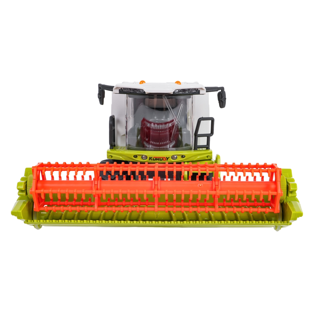 Kombainas R/C 1:24 žalias-Žaislai, Auto ir transporto žaislai, Traktoriai-e-vaikas
