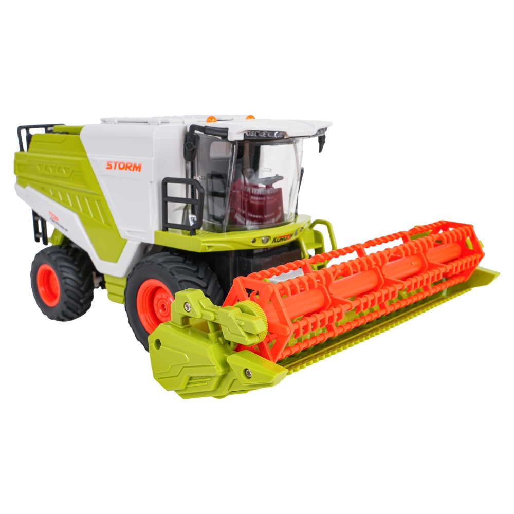 Kombainas R/C 1:24 žalias-Žaislai, Auto ir transporto žaislai, Traktoriai-e-vaikas