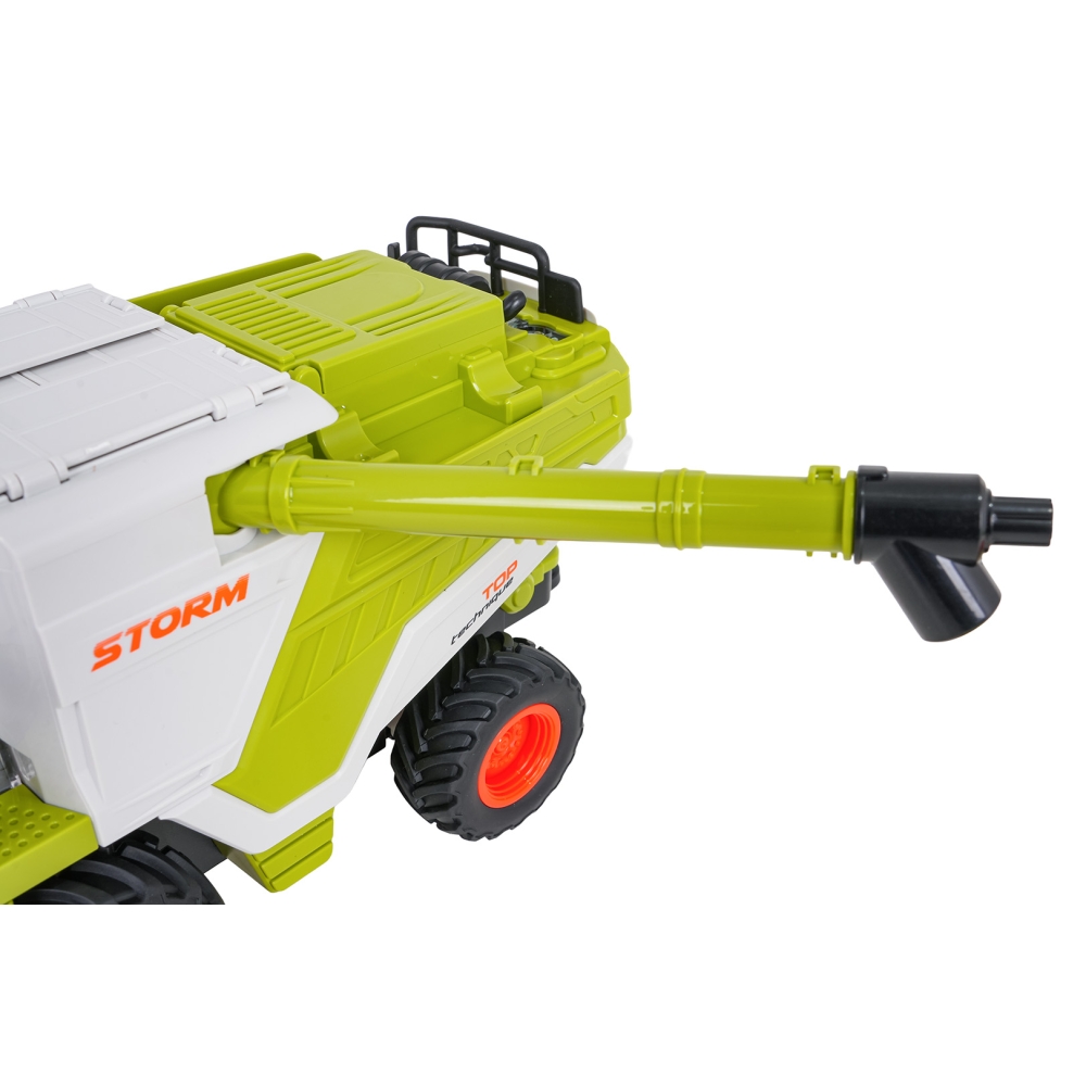 Kombainas R/C 1:24 žalias-Žaislai, Auto ir transporto žaislai, Traktoriai-e-vaikas
