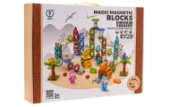 Klocki Magnetyczne Kulka ZOO Zestaw 153el.