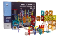 Klocki Magnetyczne Kulka Świecący Zestaw 228el.