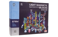 Klocki Magnetyczne Kulka Świecący Zestaw 228el.