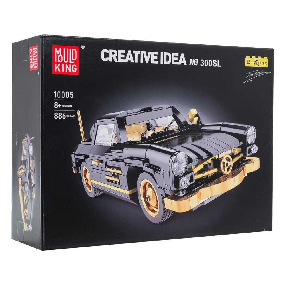 Konstruktorius Retro automobilis 886 el.-Žaislai, Konstruktoriai, Lego, statybiniai blokai-e-vaikas