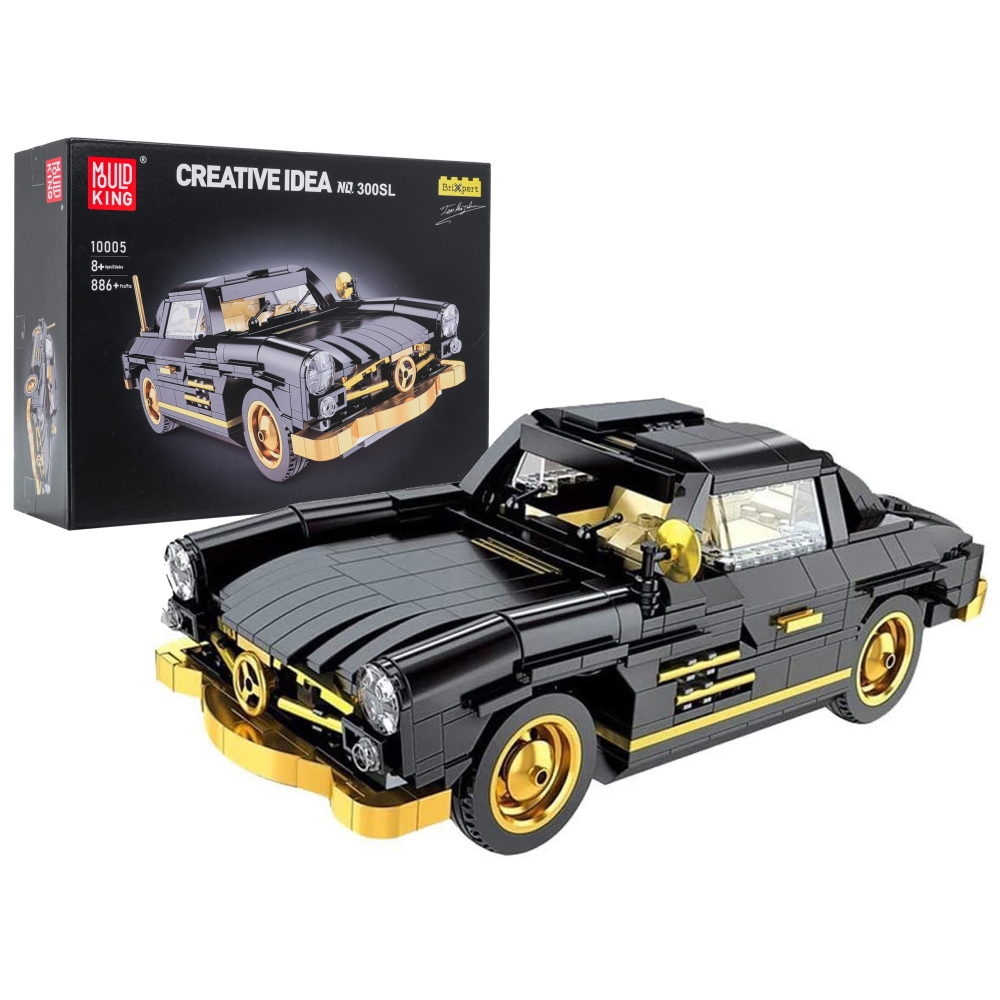 Konstruktorius Retro automobilis 886 el.-Žaislai, Konstruktoriai, Lego, statybiniai blokai-e-vaikas