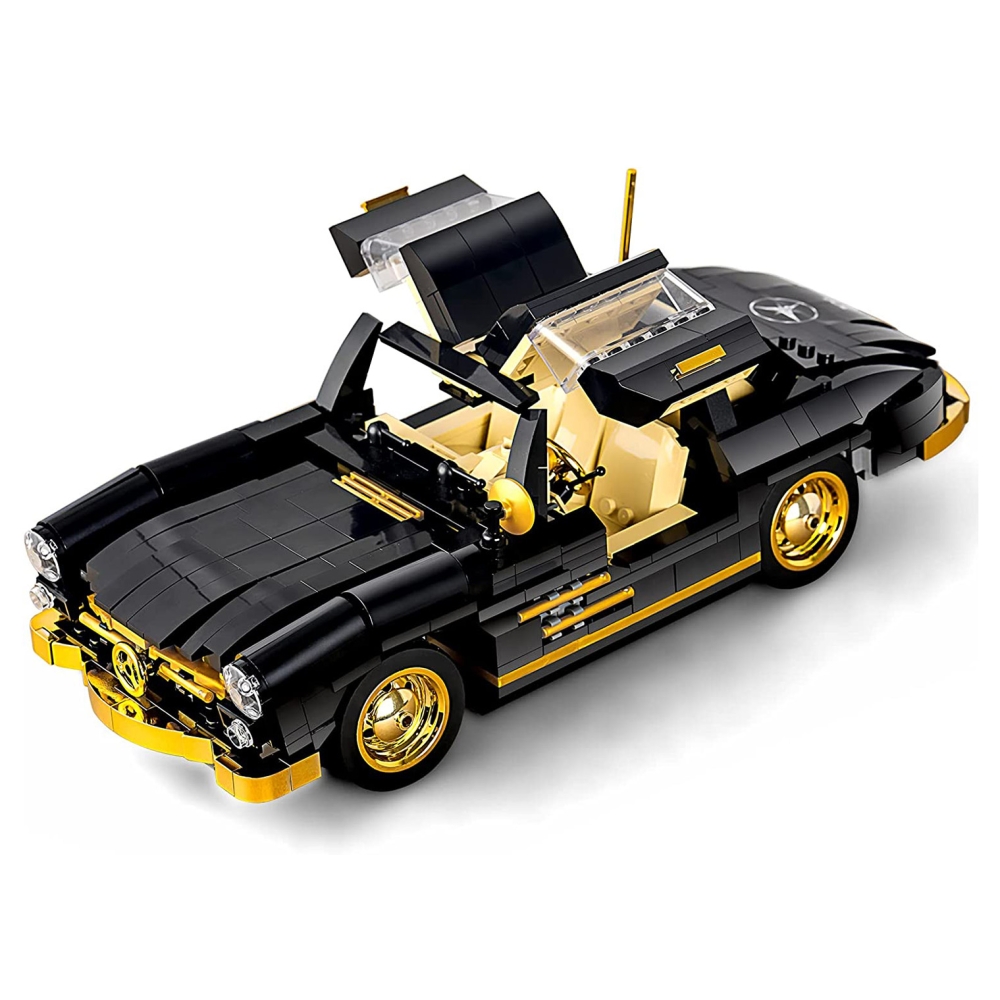 Konstruktorius Retro automobilis 886 el.-Žaislai, Konstruktoriai, Lego, statybiniai blokai-e-vaikas