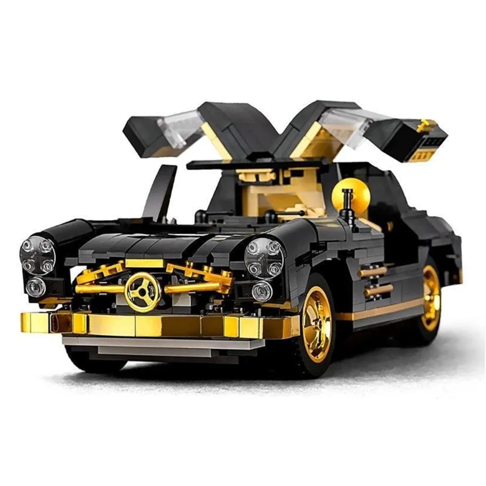 Konstruktorius Retro automobilis 886 el.-Žaislai, Konstruktoriai, Lego, statybiniai blokai-e-vaikas