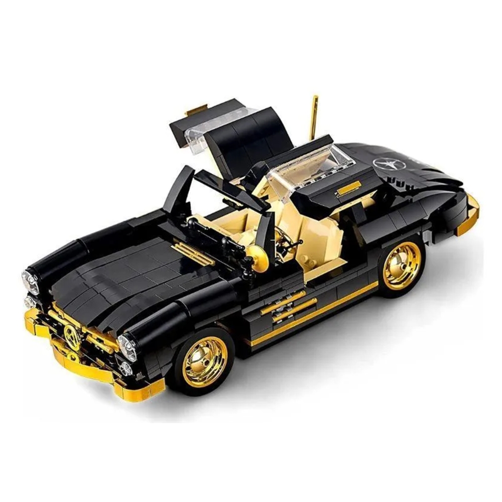 Konstruktorius Retro automobilis 886 el.-Žaislai, Konstruktoriai, Lego, statybiniai blokai-e-vaikas